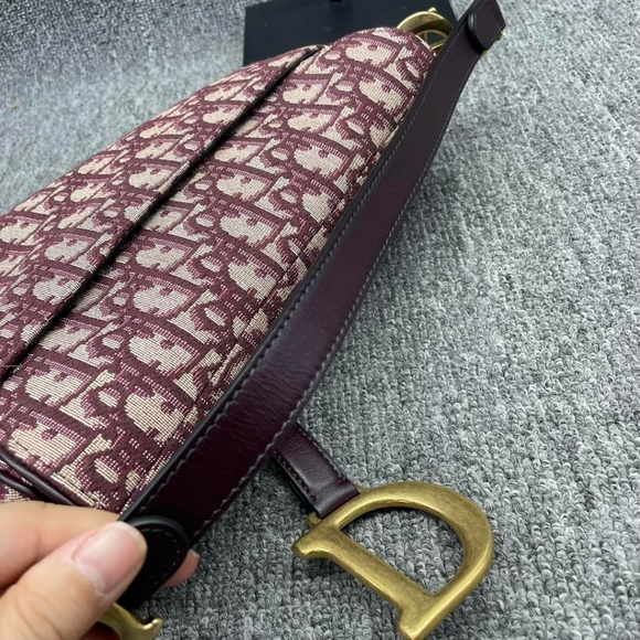 100% Authentic Dior Saddle Small Cloth Crossbody Bag - Picture 11 of 16